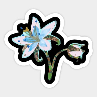 Blue Silent Princess Sticker